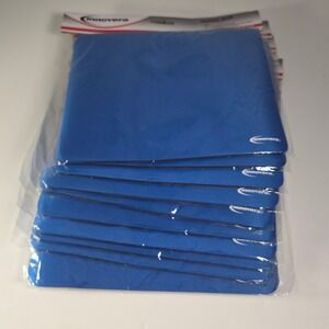 New 10 pack of Innovera Blue Synthetic Rubber Mouse Pad Non Slip Backing